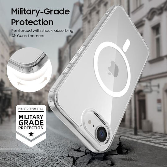 Tech-Protect Flexair Hybrid Back Cover Δερματίνης / Σιλικόνης Διάφανο (iPhone 17e / 16e) - Image 4