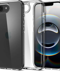 Alternative view of Spigen Ultra Hybrid Back Cover Σιλικόνης / Πλαστικό 1.2mm Διάφανο (iPhone 17e / 16e) ACS09160