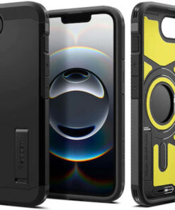 Alternative view of Spigen Tough Armor AI (MagFit) Back Cover Σιλικόνης / Πλαστικό 2mm Μαύρο (iPhone 17e / 16e) ACS09137