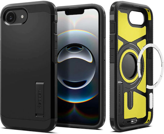 Spigen Tough Armor AI (MagFit) Back Cover Σιλικόνης / Πλαστικό 2mm Μαύρο (iPhone 17e / 16e) ACS09137 - Image 2