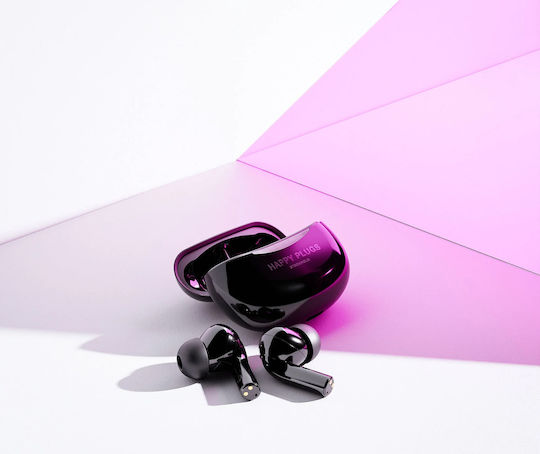 Happy Plugs Joy Pro In-ear Bluetooth Handsfree Ακουστικά με Θήκη Φόρτισης Μαύρα - Image 2