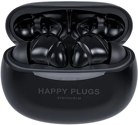 Happy Plugs Joy Pro In-ear Bluetooth Handsfree Ακουστικά με Θήκη Φόρτισης Μαύρα - Image 6