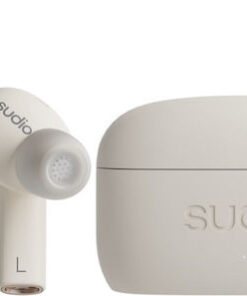 Sudio E3 In-ear Bluetooth Handsfree Ακουστικά με Αντοχή στον Ιδρώτα και Θήκη Φόρτισης Λευκά
