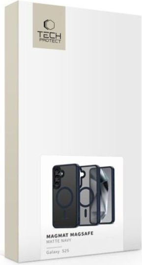Tech-Protect Magmat Back Cover Πλαστικό / Σιλικόνης Navy Μπλε (Galaxy S25) TPMMSAMS25BLM - Image 2