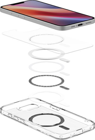 Spigen Ultra Hybrid Mag Back Cover Σιλικόνης / Πλαστικό 2mm Διάφανο (iPhone 17e / 16e) ACS09140 - Image 10