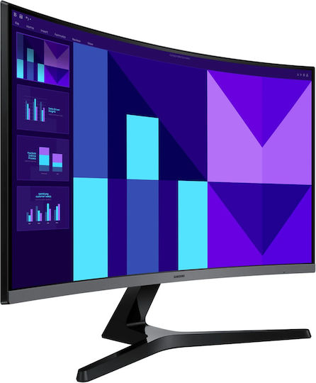 Samsung Essential Monitor S3 S39GD VA Curved Monitor 27" FHD 1920x1080 με Χρόνο Απόκρισης 4ms GTG - Image 2