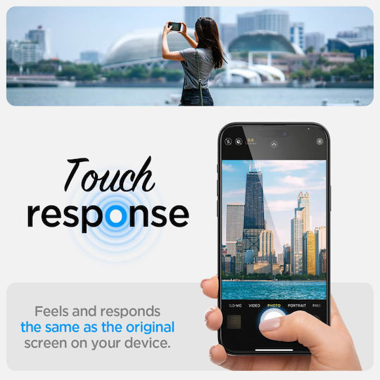 Spigen Glas.Tr 0.3mm Full Face Tempered Glass Μαύρο (iPhone 15) AGL06908 - Image 8