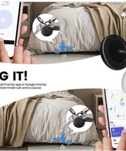 Alternative view of MiLi MiTag Duo Apple and Google Tracker Λευκό