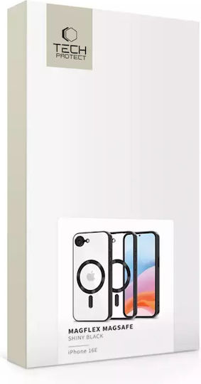 Tech-Protect Magflex Back Cover Σιλικόνης Διάφανο / Μαύρο (iPhone 17e / 16e) - Image 5