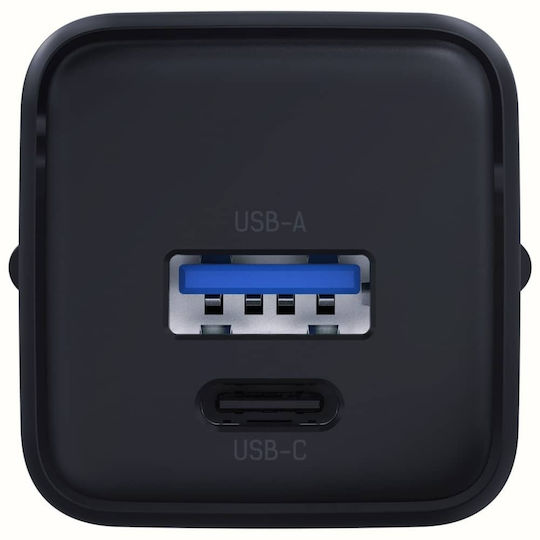 3MK Φορτιστής Χωρίς Καλώδιο GaN με Θύρα USB-A και Θύρα USB-C 20W Power Delivery / Quick Charge 4+ Μαύρος (Hyper) - Image 2