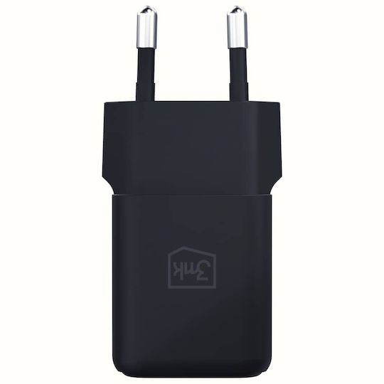 3MK Φορτιστής Χωρίς Καλώδιο GaN με Θύρα USB-A και Θύρα USB-C 20W Power Delivery / Quick Charge 4+ Μαύρος (Hyper) - Image 4