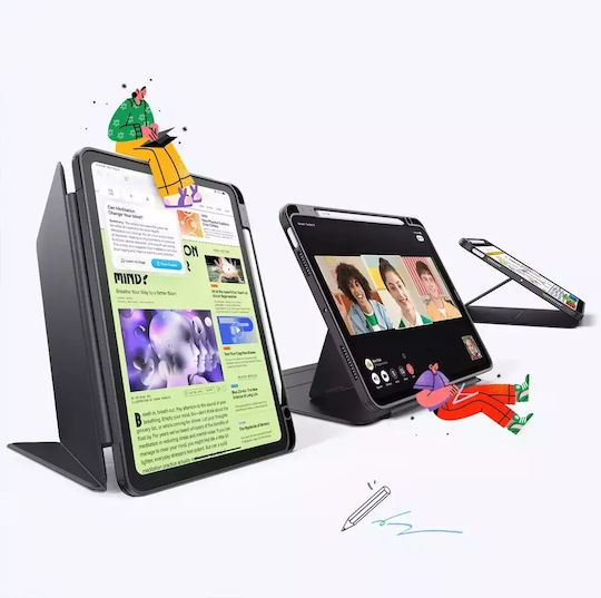 ESR Hybrid Flip Cover Μαύρη (iPad Air 4 (2020) / Air 5 (2022) / Air 11 (2024) / Air 11 (2025)) - Image 2