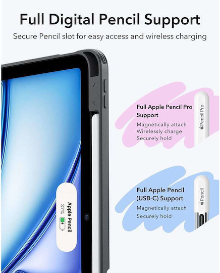 ESR Hybrid Flip Cover Μαύρη (iPad Air 4 (2020) / Air 5 (2022) / Air 11 (2024) / Air 11 (2025)) - Image 12