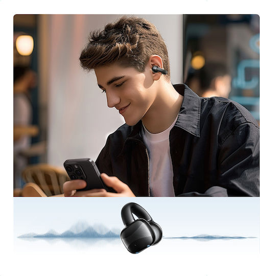 Ugreen HiTune S3 Open Ear Bluetooth Handsfree Ακουστικά με Αντοχή στον Ιδρώτα και Θήκη Φόρτισης Μαύρα - Image 9