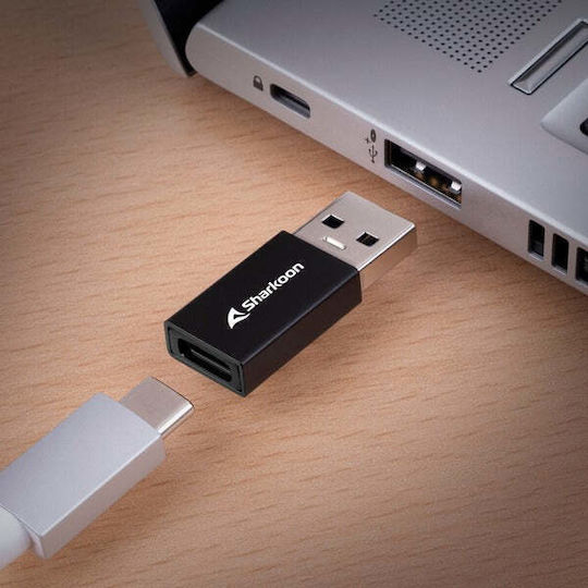 Sharkoon OfficePal Μετατροπέας USB-C male σε USB-A female 1τμχ - Image 3