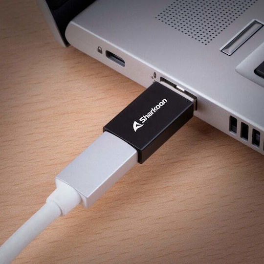 Sharkoon OfficePal Μετατροπέας USB-C male σε USB-A female 1τμχ - Image 4