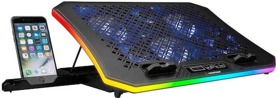 Rampage Metafor Cooling Pad για Laptop με 6 Ανεμιστήρες και Φωτισμό - Image 4