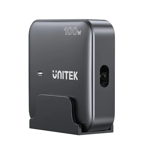 Unitek Φορτιστής Χωρίς Καλώδιο GaN με 2 Θύρες USB-A και 2 Θύρες USB-C 100W Quick Charge 3.0 Μαύρος (P1229ABK) - Image 5