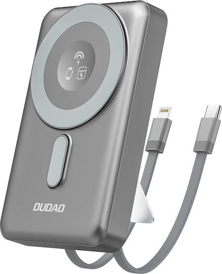Dudao K29 MagSafe Power Bank 10000mAh 20W με Θύρα USB-C Power Delivery Γκρι