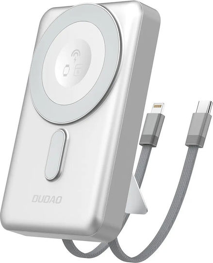 Dudao K29 MagSafe Power Bank 10000mAh 20W με Θύρα USB-C Power Delivery Ασημί