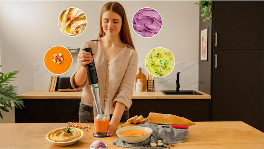 Cecotec Katana Ραβδομπλέντερ με Πλαστική Ράβδο 1500W Μαύρο - Image 2