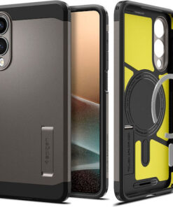 Spigen Tough Armor Magsafe Back Cover Σιλικόνης / Πλαστικό 2mm Γκρι (Galaxy S25 Edge) ACS09423