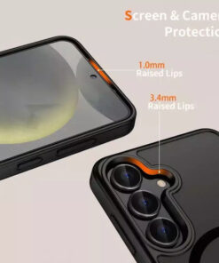 Alternative view of Tech-Protect Magmat Back Cover Πλαστικό / Σιλικόνης 2mm Μαύρο (Samsung Galaxy A56 5G, TECH-PROTECT) TPMMSAMA56MB