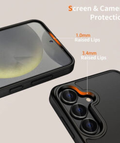 Alternative view of Tech-Protect Magmat Back Cover Σιλικόνης / Πλαστικό Μαύρο (Galaxy S25 Edge)
