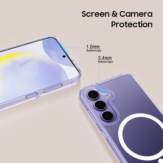 Tech-Protect Flexair Hybrid Back Cover Σιλικόνης / Πλαστικό Διάφανο (Galaxy S25 Edge) - Image 3