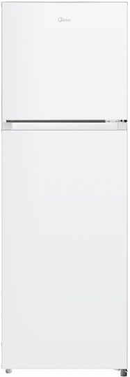 Midea Ψυγείο Δίπορτο 266lt Total NoFrost Υ165.7xΠ54.5xΒ61εκ. Λευκό MDRT385MTE01