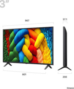 Alternative view of LG Smart Τηλεόραση 43" 4K UHD LED NanoCell 43NANO80A3B HDR (2025)