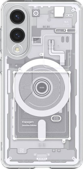 Spigen Ultra Hybrid Mag Back Cover Σιλικόνης 0.3mm Λευκό (Galaxy S25 Edge) ACS09417 - Image 2