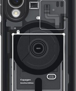 Alternative view of Spigen Ultra Hybrid Zero One (MagFit) Back Cover Σιλικόνης / Πλαστικό 0.3mm Μαύρο (Galaxy S25 Edge) ACS09415