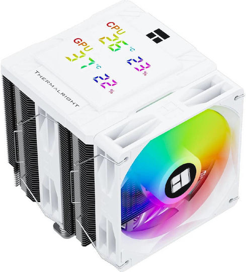 Thermalright Peerless Assassin 120 Ψύκτρα Επεξεργαστή για Socket 115x/1200/1700/1851 με ARGB Φωτισμό Λευκή
