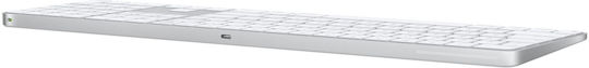 Apple Magic Ασύρματο Bluetooth Πληκτρολόγιο Αγγλικό US Συμβατό με Mac Λευκό - Image 3