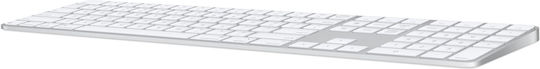 Apple Magic Ασύρματο Bluetooth Πληκτρολόγιο Αγγλικό US Συμβατό με Mac Λευκό - Image 5