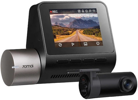 70Mai A510-1 Σετ Κάμερα DVR Αυτοκινήτου 1080P με Οθόνη 2" Bluetooth, Wi-Fi, GPS & Κάμερα Οπισθοπορείας - Image 3