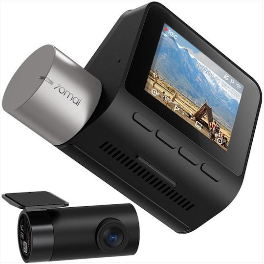 70Mai A510-1 Σετ Κάμερα DVR Αυτοκινήτου 1080P με Οθόνη 2" Bluetooth, Wi-Fi, GPS & Κάμερα Οπισθοπορείας