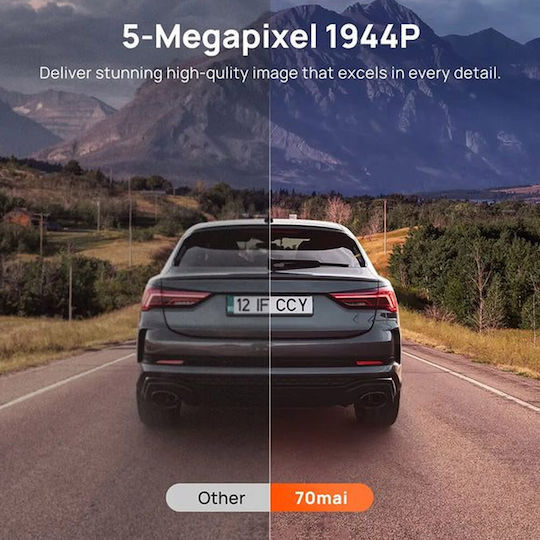70Mai A510-1 Σετ Κάμερα DVR Αυτοκινήτου 1080P με Οθόνη 2" Bluetooth, Wi-Fi, GPS & Κάμερα Οπισθοπορείας - Image 7