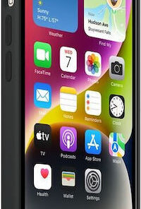 Alternative view of Apple Silicone Case with MagSafe Back Cover Σιλικόνης Μαύρο (iPhone 15 Plus) MXQR3ZM/A