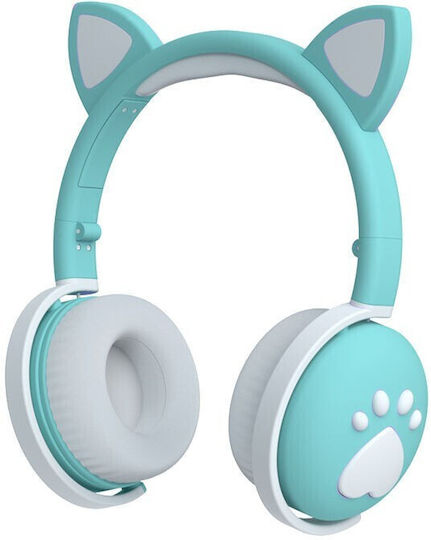 Mozos Kid Dog Helmets Ασύρματα Bluetooth Παιδικά On Ear Ακουστικά με 15 ώρες Λειτουργίας Πράσινα - Image 2