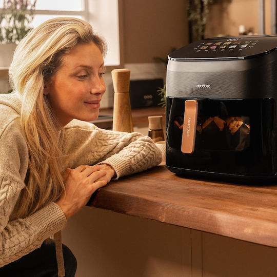 Cecotec Cecofry&grill Smokin' 6500 Air Fryer με Διπλό Αποσπώμενο Κάδο 6.5lt Μαύρο - Image 2
