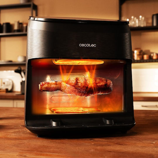 Cecotec Cecofry&grill Smokin' 6500 Air Fryer με Διπλό Αποσπώμενο Κάδο 6.5lt Μαύρο - Image 3