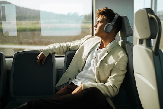 Cellular Line Music Sound Ασύρματα / Ενσύρματα Over Ear Ακουστικά με 8 ώρες Λειτουργίας Μπλε - Image 5