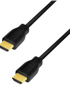 Alternative view of LogiLink Flat Cable HDMI male - HDMI male 1m Μαύρο CH0100