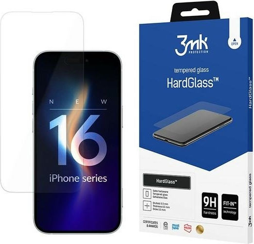 3MK Hardglass 0.3mm Tempered Glass (Apple iPhone 16 Pro) - Image 2