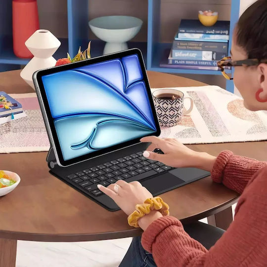 Tech-Protect Smartcase Flip Cover με Πληκτρολόγιο Μαύρη (iPad Air 10.9” 4/5 (2020-2022), iPad 11” 6/7 (2024-2025)) - Image 4