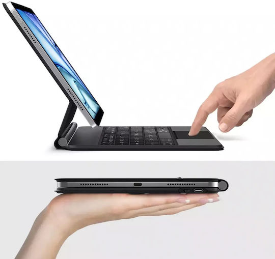 Tech-Protect Smartcase Flip Cover με Πληκτρολόγιο Μαύρη (iPad Air 10.9” 4/5 (2020-2022), iPad 11” 6/7 (2024-2025)) - Image 3