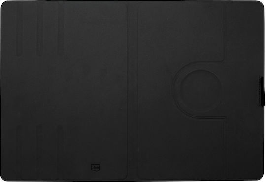 3MK Flip Cover Δερματίνης / Σιλικόνης Μαύρο (Universal 9-11") - Image 2