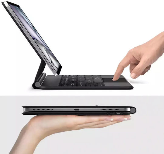 Tech-Protect Smartcase Flip Cover με Πληκτρολόγιο Μαύρη (iPad Pro 12.9” 4/5/6, iPad Air 13” 1/2) - Image 3